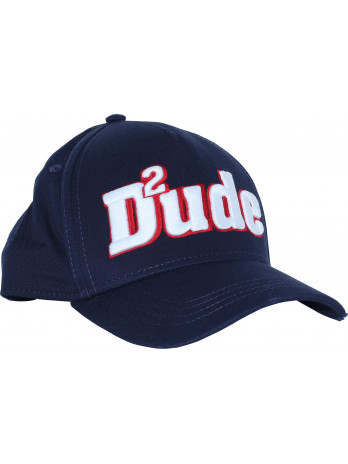 Dude2 Logo Baseball Cap - Blau