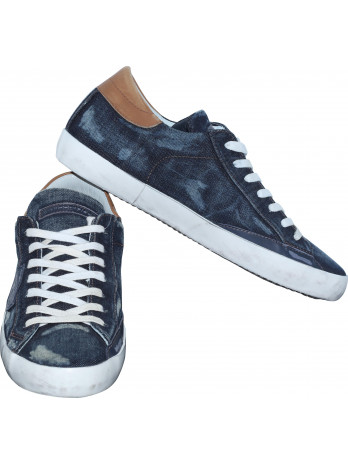 Jeans-Look Sneakers - Blau