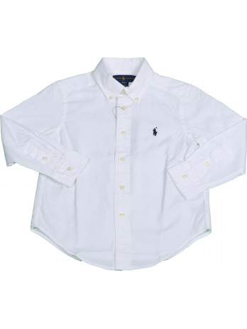 Kids Long Sleeve Shirt - White