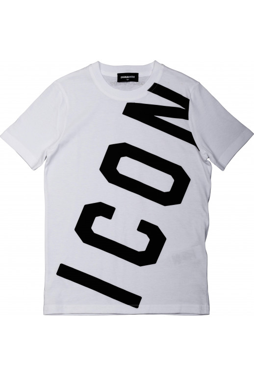 Icon Kids T-Shirt Color White Size 12Y