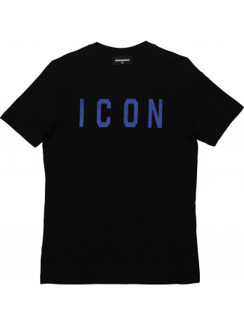 Icon Kids T-Shirt - Black/Blue