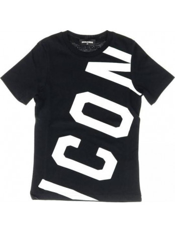 Icon Kinder T-Shirt - Schwarz