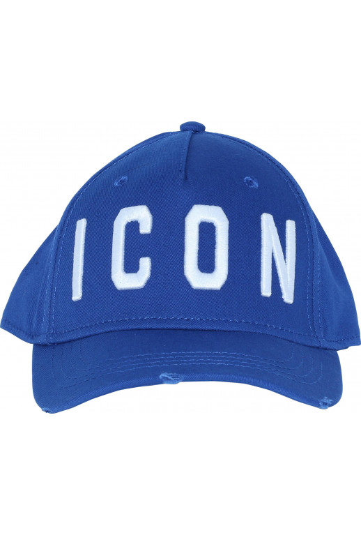 blue icon cap
