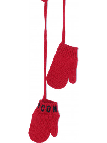 Icon Gloves Kids - Red
