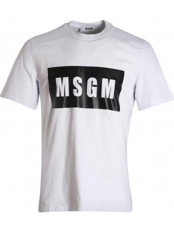 MSGM Logo T-Shirt - Weiss