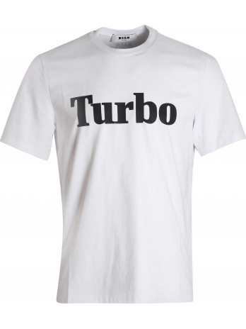 MSGM Turbo Logo T-Shirt -...