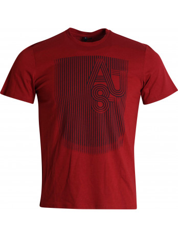 Armani Logodruck T-Shirt - Rot