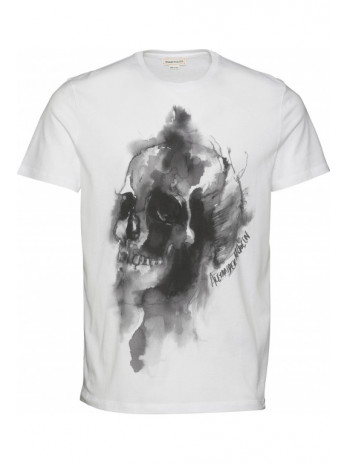 Ink Skull T-Shirt - White