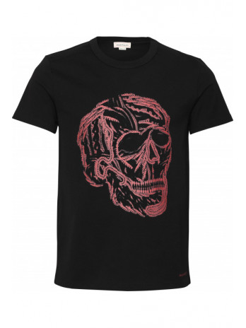 T-Shirt with Skull Print -...