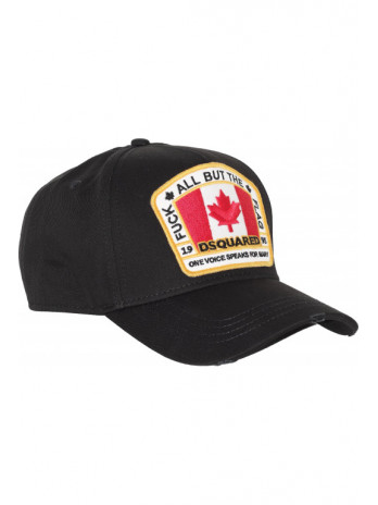 Canada Flag Cap - Schwarz
