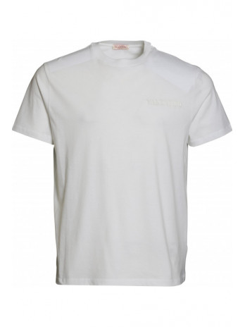 Geprägtes Logo T-Shirt - Weiss