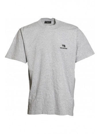 Slit T-Shirt - Grau