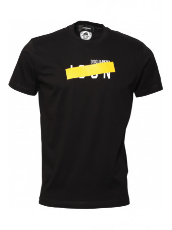Logo Tape T-Shirt - Black