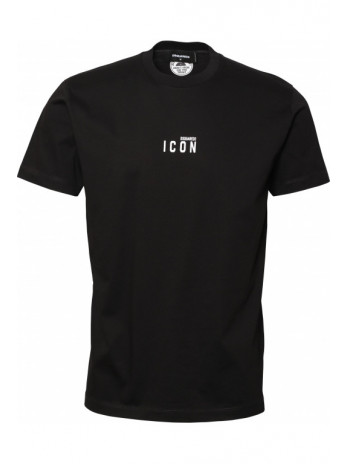 Icon Print T-Shirt - Black