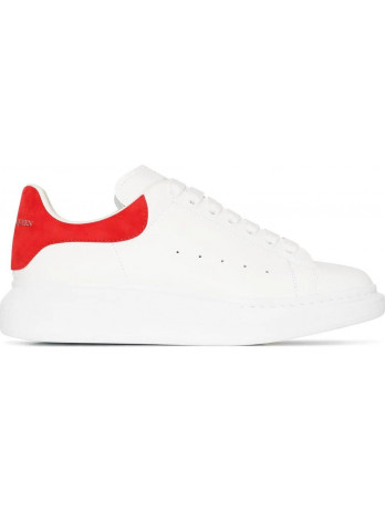 Oversized Sneaker - Weiss/Rot