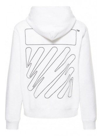 Wave OUTL DIAG Hoodie - Weiss