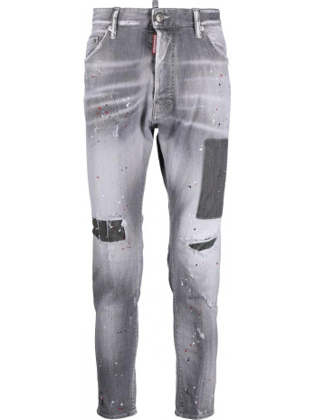 Relax Long Crotch Jeans - Grau