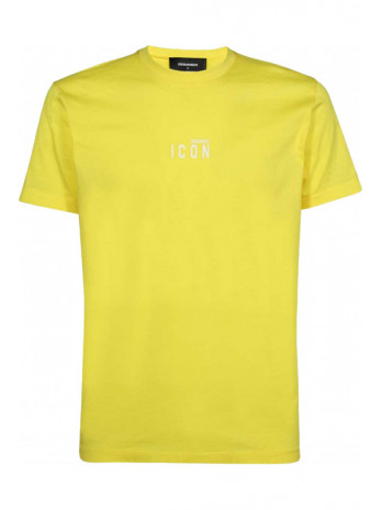 Icon Print T-Shirt - Yellow