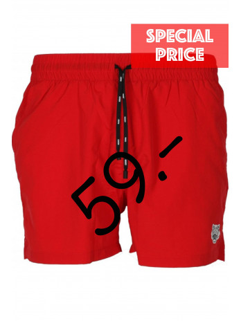 Swim Shorts with Logo Patch...