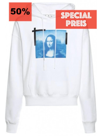 Monalisa Over Hoodie - Weiss