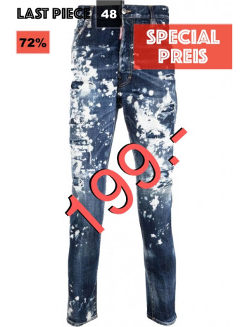 Relax Long Crotch Jeans - Blau