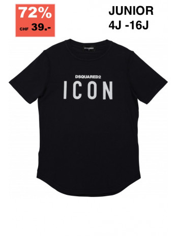 Icon Kinder T-Shirt - Schwarz