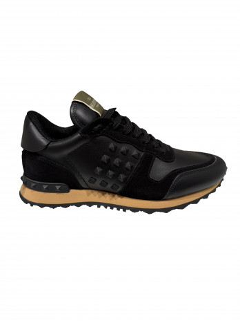 Rockstud Sneakers - Schwarz