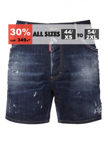 Commando Denim Shorts - Blau