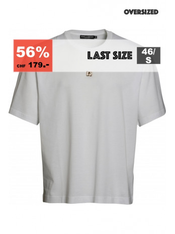T-Shirt mit Logo Plakette -...