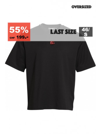 T-Shirt mit Logo Plakette -...