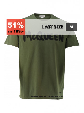 Graffiti Print T-Shirt -...
