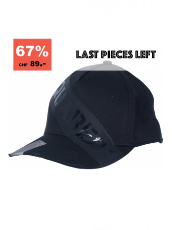 Striped Logo Baseball Cap -...
