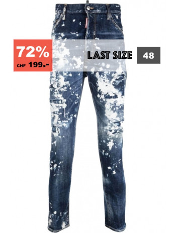 Relax Long Crotch Jeans - Blau