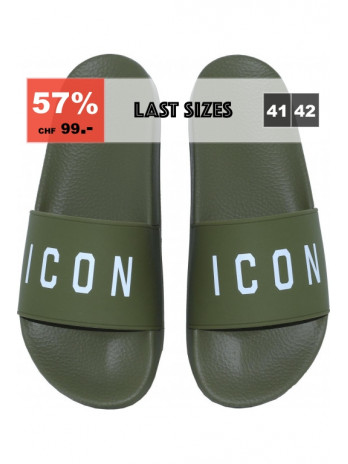Icon Logo Gummi Sandalen -...