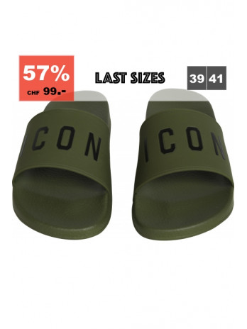 Icon Logo Gummisandalen -...