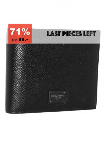 Bifold Portmonnaie - Schwarz