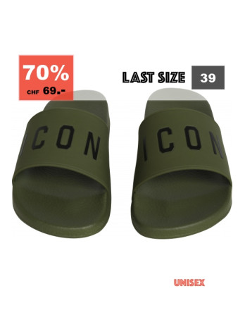 Icon Logo Gummisandalen -...