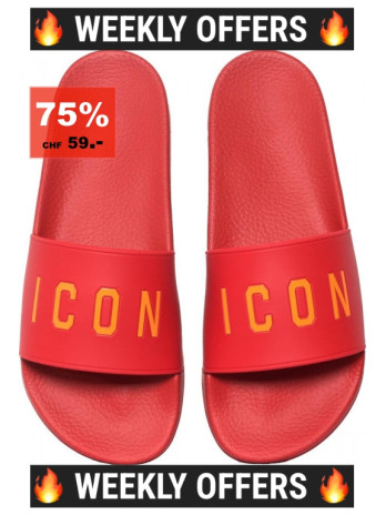 Icon Logo Gummi Sandalen