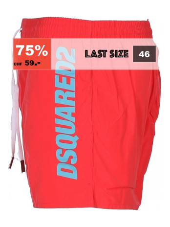 Badeshorts mit Logo auf der...