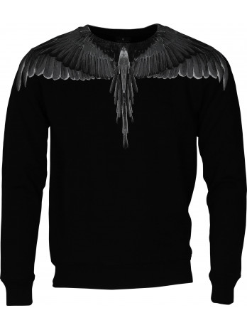 Wings Sweater - Schwarz/Weiss