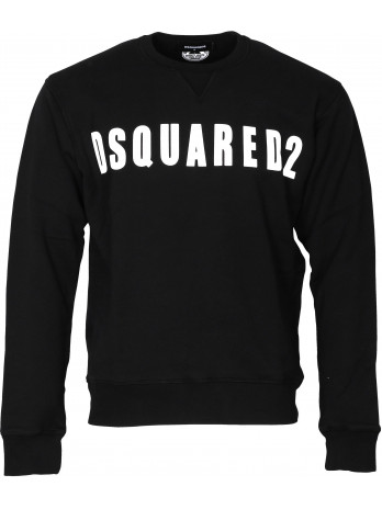Logodruck Sweater - Schwarz